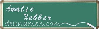 Amalie Webber Visitenkarte